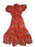 Max Studio Floral Red Casual Dress Size S - photo 2