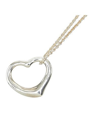 Tiffany & Co. Tiffany & Co. Peretti Open Heart Necklace, SV925 Silver, Women's. (view 1)
