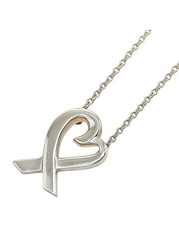 Tiffany & Co. Tiffany & Co. Paloma Picasso Loving Heart Necklace, SV925 Silver, Women's. (view 1)