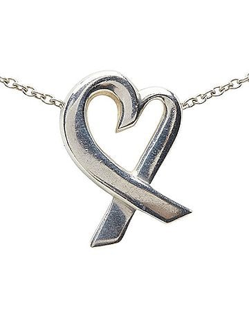 Tiffany & Co. Tiffany & Co. Paloma Picasso Loving Heart Necklace, SV925 Silver, Women's. (view 2)