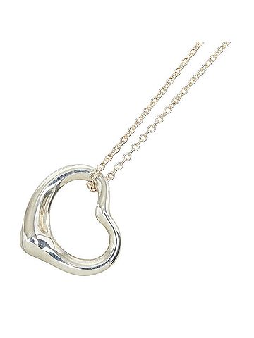 Tiffany & Co. Tiffany & Co. Open Heart Pendant Necklace, SV925 Silver, Women's. (view 1)