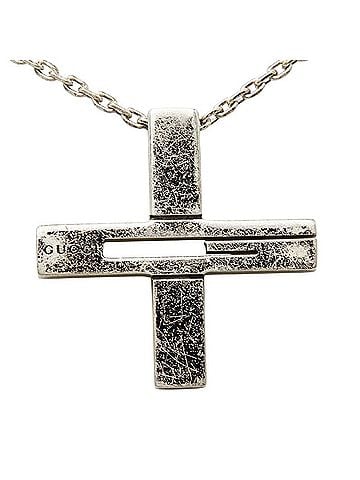 Gucci Gucci Cutout G Cross Pendant Necklace, SV925 Silver, Women's GUCCI (view 2)