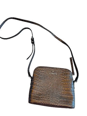 Liz Claiborne Liz Claiborne Croc Leather Crossbody Bag (view 1)