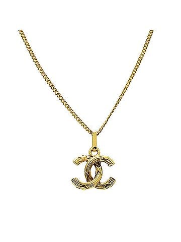 Chanel CHANEL Coco Mark Chain Necklace Pendant GP Gold (view 2)