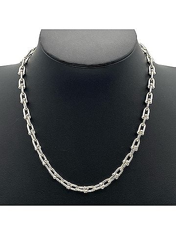 Tiffany & Co. Tiffany & Co. Hardware Small Link Necklace 60153093 SV925 42.4g Silver Women's (view 1)