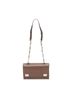 Prada Brown Double Turnlock Crossbody  One size - photo 1