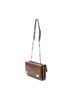 Prada Brown Double Turnlock Crossbody  One size - photo 3
