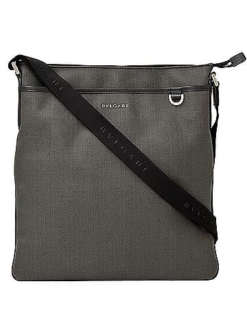 Bvlgari BVLGARI Weekend Shoulder Bag (Gray/Black) - Women's & Men's Handbag Crossbody (view 1)