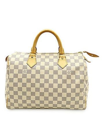 Louis Vuitton LOUIS VUITTON Damier Azur Speedy 30 Handbag N41533 (view 2)
