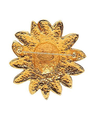 Chanel Chanel Lion Motif Vintage Brooch Gold Plated Women's CHANEL (view 2)