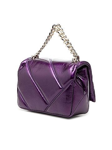 Bvlgari BVLGARI Serpenti Cabochon Handbag/Shoulder Bag, 2-Way, Purple Calfskin, Women's. (view 2)