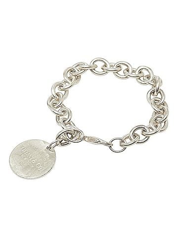 Tiffany & Co. Tiffany & Co. Return to Round Tag Chain Bracelet, SV925 Silver, Women's. (view 1)