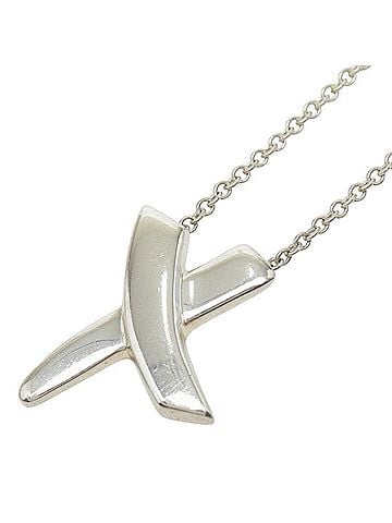 Tiffany & Co. Tiffany & Co. Elsa Peretti Kiss Necklace, SV925 Silver, Women's. (view 1)