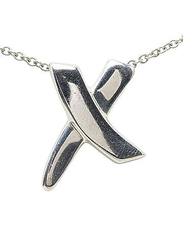 Tiffany & Co. Tiffany & Co. Elsa Peretti Kiss Necklace, SV925 Silver, Women's. (view 2)