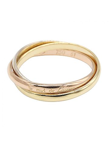 Cartier Cartier Trinity Ring SM - Ring/Finger Jewelry 18K (Yellow Gold), 18KWG (White 18KPG (Pink Gold) Women's Silver/Gold Tones (view 1)