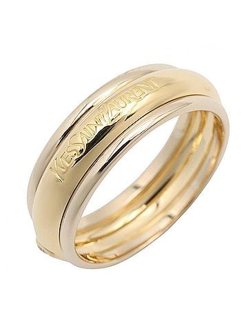 Yves Saint Laurent Yves Saint Laurent YVES SAINT LAURENT Ring 1PD Jewelry 18K (Yellow Gold) Diamond Women's Clear Gold (view 1)