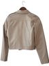 PrettyLittleThing Tan Faux Leather Jacket Size S - photo 2