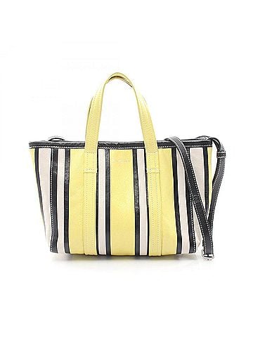 Balenciaga Balenciaga BALENCIAGA Barbes 2-Way Handbag Leather for Women Yellow/Black/White 671404 (view 1)
