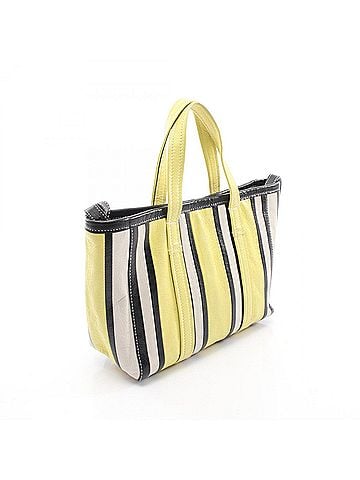 Balenciaga Balenciaga BALENCIAGA Barbes 2-Way Handbag Leather for Women Yellow/Black/White 671404 (view 2)