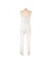 Faherty 100% Linen White Jumpsuit Size L - photo 2