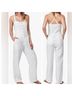 Faherty 100% Linen White Jumpsuit Size L - photo 4