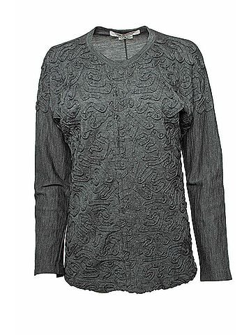 Comme des Garçons Comme des garçons, Grey knitted cardigan (view 1)