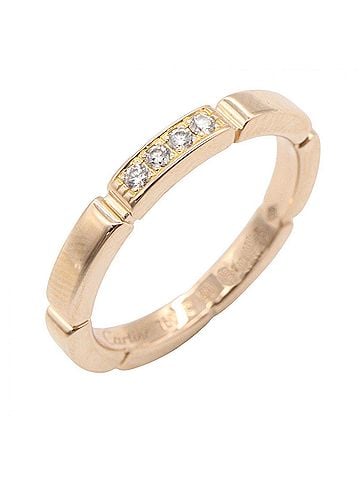 Cartier Cartier Maillon Panthère Diamond Ring - Ring/Finger Jewelry 18KPG (Pink Gold) Women's Clear/Gold Tone (view 1)