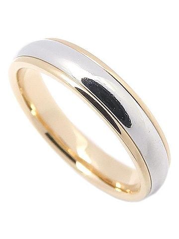 Tiffany & Co. TIFFANY&Co. Tiffany Milgrain Ring, 18KPG x Pt950, Women's, 295541 (view 1)