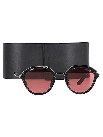 Prada Prada Phantos 50mm Sunglasses in Black Acetate (view 2)