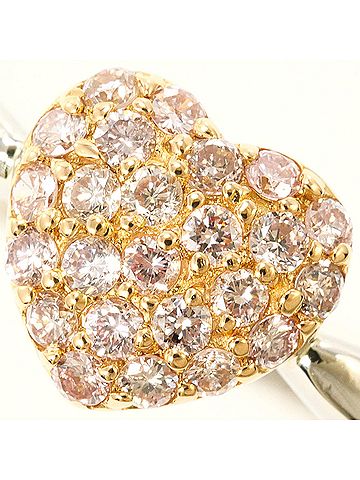 Unbranded PT900 Platinum 18K Pink Gold Ring with Diamond 0.30ct, Total Weight 3.5g, Jewelry (view 2)