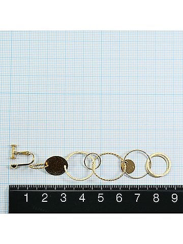 Unbranded 18K (18-karat) Yellow Gold Earrings, Total Weight 8.0g, Jewelry (view 2)