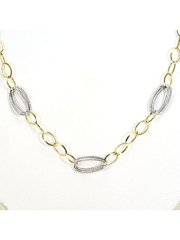 Unbranded 18K (18-karat) Yellow Gold Necklace, Total Weight 9.4g, 70cm, Jewelry (view 1)