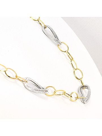 Unbranded 18K (18-karat) Yellow Gold Necklace, Total Weight 9.4g, 70cm, Jewelry (view 2)