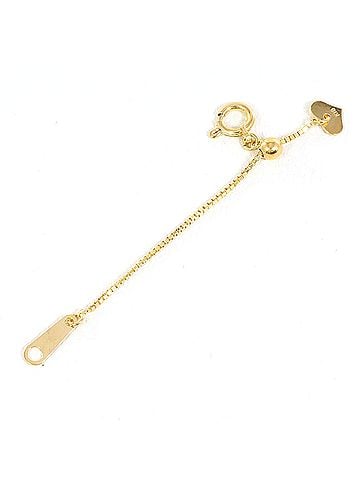 Unbranded 18K (18-karat) Yellow Gold (YG) Adjustable Necklace, Total Weight 0.5g, 5cm, Jewelry (view 1)