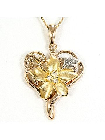 Unbranded PT900 Platinum 18K Yellow Gold Necklace with 0.05 ct Diamond, Total Weight 5.2g, 45cm Length, Jewelry (view 1)