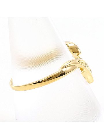Unbranded 18K (18-karat) Yellow Gold Ring with 0.03ct Diamond, Total Weight 1.7g, Jewelry (view 2)