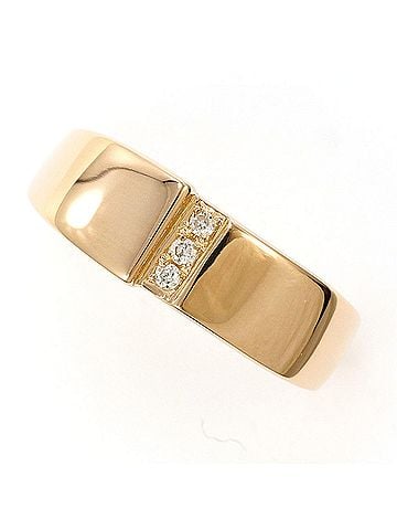 Unbranded 18K (18-karat) Pink Gold Ring with 0.03ct Diamond, Total Weight 2.3g, Jewelry (view 1)