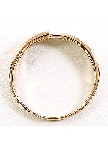 Unbranded 18K (18-karat) Pink Gold Ring with 0.03ct Diamond, Total Weight 2.3g, Jewelry (view 2)