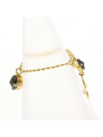 Unbranded 18K (18-karat) Yellow Gold Ring with Onyx, Total Weight 0.5g, Jewelry (view 2)