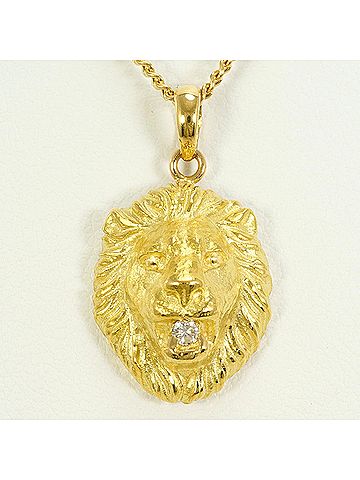 Unbranded 18K (18-karat) Yellow Gold Necklace with 0.03ct Diamond, Total Weight 4.7g, 50cm Length, Jewelry (view 1)