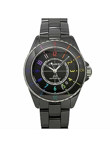 Chanel Chanel J12 Electro 38, Limited Edition of 1255 Pieces Worldwide, H7122, Men's Watch, Date, Black Ceramic, Automatic Winding. (view 1)