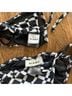 Amir Slama Print Black White Two Piece Swimsuit Size L - photo 5