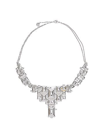 Swarovski  Swarovski Reload Geometric Necklace in Multicolor Rhodium Plated (view 2)