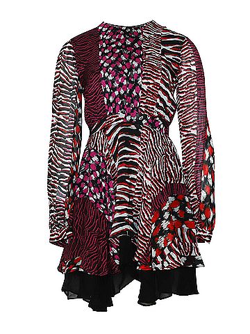 Roberto Cavalli Just Cavalli Sheath Dress in Multicolor Viscose (view 1)