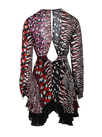 Roberto Cavalli Just Cavalli Sheath Dress in Multicolor Viscose (view 2)