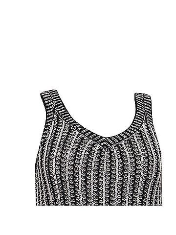 Max Mara Max Mara Arrigo Sleeveless Striped Knitted Top in Multicolor Cotton (view 2)