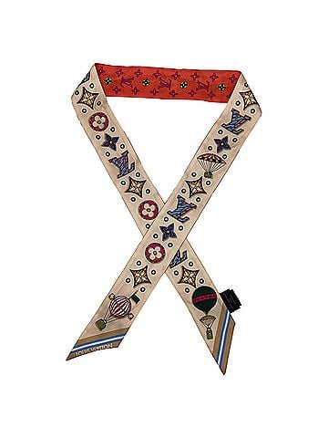 Louis Vuitton Louis Vuitton Monogram The Cloud BB Bandeau Rose Scarf in Multicolor Silk (view 1)