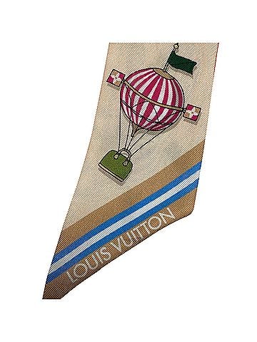 Louis Vuitton Louis Vuitton Monogram The Cloud BB Bandeau Rose Scarf in Multicolor Silk (view 2)