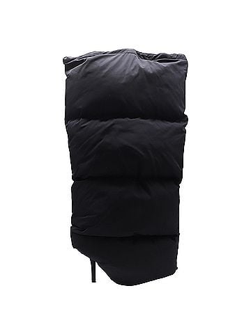 Balenciaga Balenciaga New Wader Quilted Knee-High Boots in Black Polyamide (view 1)