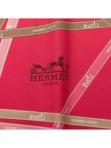 Hermès Bolduc Silk Pointu Triangle Scarf 90 (view 2)